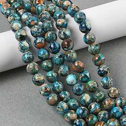 Dyed Natural Regalite/Imperial Jasper/Sea Sediment Jasper Beads Strands&nbsp;G-B124-C01-21