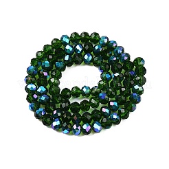 Electroplate Glass Beads Strands&nbsp;EGLA-A044-T6mm-L24