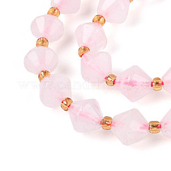 Natural Rose Quartz Beads Strands&nbsp;G-T144-23A-05