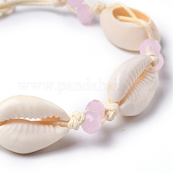Adjustable Braided Bead Bracelets&nbsp;BJEW-JB05309-M