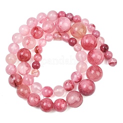 Natural Green Jade Graduated Beads Strands&nbsp;GG-CBA2AE1-A06-F
