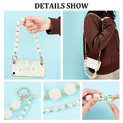 1 Set Imitation Pearl Phone Case Beaded Chain&nbsp;AJEW-WR0001-38