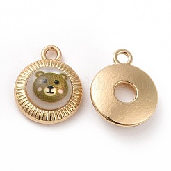 Printed Opaque Resin Pendants&nbsp;FIND-E020-07G-05