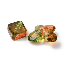 Two Tone Transparent Acrylic Beads&nbsp;OACR-Z041-13