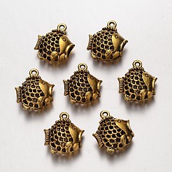 Tibetan Style Hollow Alloy Pendants&nbsp;PALLOY-K192-48AG