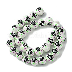 Handmade Porcelain Beads Strands&nbsp;PORC-A025-01F