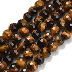 Natural Tiger Eye Beads Strands&nbsp;G-C280-B21-6mm