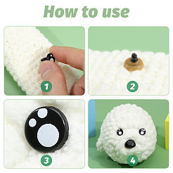 Craft Plastic Doll Eyes&nbsp;DIY-GL0004-77