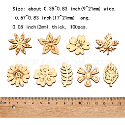 Wood Cabochons&nbsp;WOOD-CJ0001-31