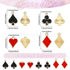 32Pcs 4 Styles Barrel Plating Alloy Pendants&nbsp;ENAM-YW0005-56