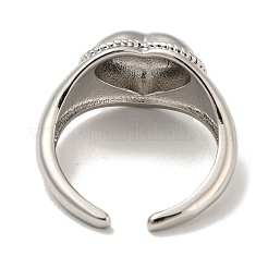 Brass Open Cuff Rings&nbsp;RJEW-B052-13P