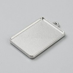 Alloy Pendant Cabochon Settings&nbsp;FIND-TAC0011-116E