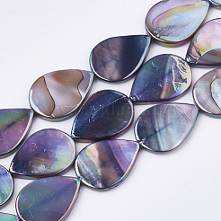 AB Color Freshwater Shell Beads Strands&nbsp;SHEL-S274-38