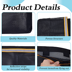 Polyester Yacht Mesh Storage Bags&nbsp;AJEW-WH0752-380C