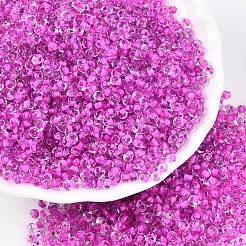 8/0 Inside Colours Transparent Glass Seed Beads&nbsp;SEED-T007-06J