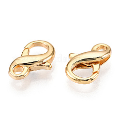 Brass Lobster Claw Clasps&nbsp;KK-N254-15G