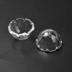 Transparent Acrylic Bead Caps&nbsp;OACR-Z030-03C