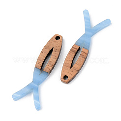 Resin & Walnut Wood Pendants&nbsp;RESI-S389-019A