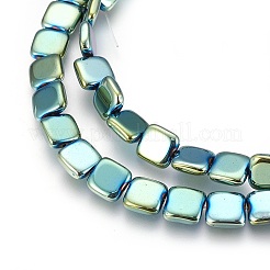 Electroplated Non-magnetic Synthetic Hematite Beads Strands&nbsp;G-P392-A
