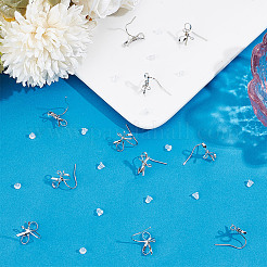 24Pcs Brass Earring Hooks&nbsp;KK-GO0001-46