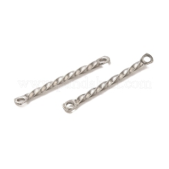Non-Tarnish 304 Stainless Steel Connector Charms&nbsp;STAS-Q323-02B-P