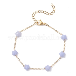 Natural Mixed Gemstone Beaded Link Bracelets&nbsp;BJEW-JB12851