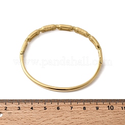 304 Stainless Steel Rhinestone Hinged Bangles for Women&nbsp;BJEW-B168-02A-G