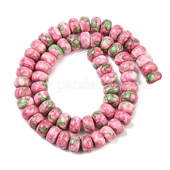 Dyed Synthetic Riverstone Beads Strands&nbsp;G-Z105-C01-01E