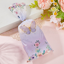 100Pcs Butterfly Printed OPP Cellophane Candy Packaging Bags&nbsp;ABAG-WH20005-43