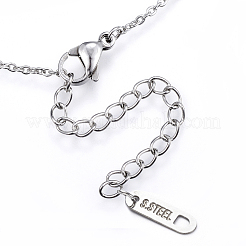 Non-Tarnish 304 Stainless Steel Pendant Necklaces&nbsp;NJEW-H439-07P