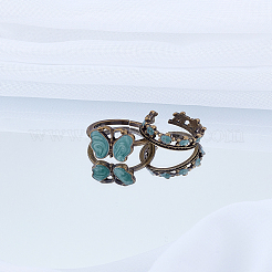Alloy Adjustable Cuff Rings&nbsp;RJEW-LP0002-57