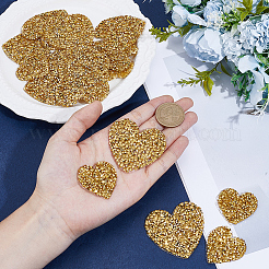 20Pcs 2 Styles Glitter Resin Hotfix Rhinestone&nbsp;DIY-CY0002-36A