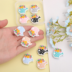 12Pcs 6 Colors Food Grade Eco-Friendly Silicone Beads&nbsp;SIL-CA0002-27