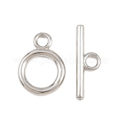 Ring Brass Toggle Clasps&nbsp;KK-G548-33P