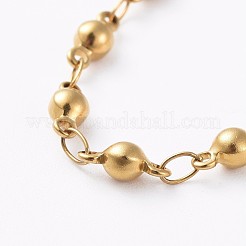 304 Stainless Steel Bar Link Chain Bracelets&nbsp;BJEW-JB04891