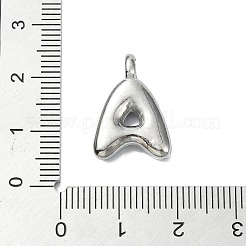 304 Stainless Steel Alphabet Pendants&nbsp;STAS-U033-02P