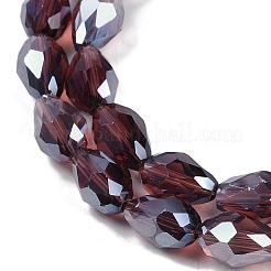 Transparent Electroplate Glass Beads Strands&nbsp;LS-EGLA-N013-T4mm-B03