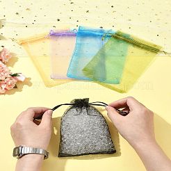 Organza Bags Jewellery Storage Pouches Wedding Favour Party Mesh Drawstring Gift&nbsp;OP-FS0001-04A