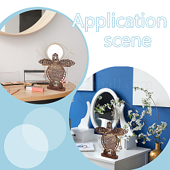 Wood Earring Display Organizers&nbsp;ODIS-WH0043-148