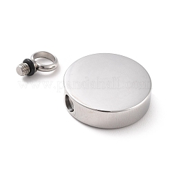 Non-Tarnish 304 Stainless Steel Urn/Perfume Pendants&nbsp;STAS-D179-17P