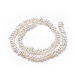 Natural Cultured Freshwater Pearl Beads Strands&nbsp;X-PEAR-I004-07A