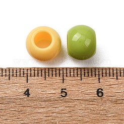Opaque & Transparent Acrylic European Beads&nbsp;AC-CBABC78-01