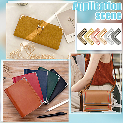 24Pcs 6 Styles Zinc Alloy Purse Decorative Edge Hardware&nbsp;PURS-PH0001-42