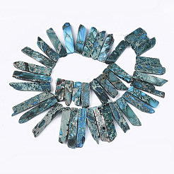 Natural Imperial Jasper Beads Strands&nbsp;G-S355-14