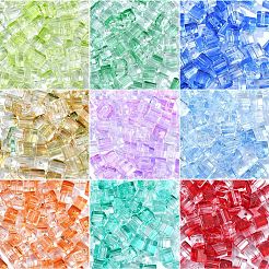 100Pcs Baking Paint Transparent Glass Beads&nbsp;DGLA-YW0001-35H