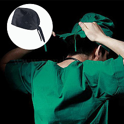 Adjustable Cotton Surgical Cap&nbsp;AJEW-WH20054-343A