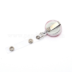 PVC Paw Badge Reel&nbsp;AJEW-WH0162-32H