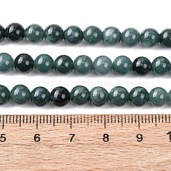 Natural Blue Jade Beads Strands&nbsp;G-H341-6mm-02