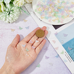 180Pcs 6 Colors Butterfly Resin Cabochons&nbsp;MRMJ-HY0002-51