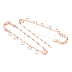 Iron Safety Pins Brooch Findings&nbsp;RN-CBAB9AC-03RG